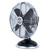 Ventilador Eléctrico Retro Vintage Joe50 H.koenig, Diseño Silencioso, 3 Velocidades, Pie Antideslizante, Negro