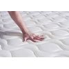 Somier + Colchón Muelles Ensacados Y Espuma Viscoelástica Con Kit De Base De Cama Blanco 200x200cm - Comodidad Equilibrado