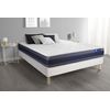 Somier + Colchón Espuma Viscoelástica Con Kit De Base De Cama Blanco 180x210cm - Comodidad Equilibrado