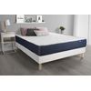 Somier + Colchón Espuma Viscoelástica Con Kit De Base De Cama Blanco 160x220cm - Comodidad Equilibrado