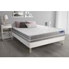 Somier + Colchón Espuma Viscoelástica Con Kit De Base De Cama Blanco 160x220cm - Comodidad Equilibrado