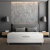 Somier + Colchón Espuma Viscoelástica Con Kit De Base De Cama Blanco 180x220cm - Comodidad Firme