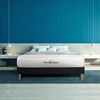 Somier + Colchón Espuma Viscoelástica Con Kit De Base De Cama Negro 160x200cm - Comodidad Firme