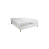 Somier + Colchón Espuma Viscoelástica Con Kit De Base De Cama Blanco 200x200cm - Comodidad Firme