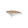 Somier + Colchón Espuma Viscoelástica Con Kit De Base De Cama Blanco 180x190cm - Comodidad Firme