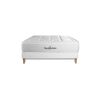 Somier + Colchón Espuma Viscoelástica Y Muelles Ensacados Con Kit De Base De Cama Blanco 180x220cm - Comodidad Equilibrado