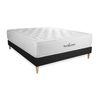 Somier + Colchón Espuma Viscoelástica Con Kit De Base De Cama Negro 135x220cm - Comodidad Equilibrado