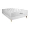 Somier + Colchón Espuma Viscoelástica Con Kit De Base De Cama Blanco 160x220cm - Comodidad Equilibrado