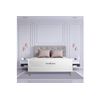 Somier + Colchón Espuma Viscoelástica Con Kit De Base De Cama Blanco 130x210cm - Comodidad Equilibrado