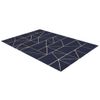 Alfombra De Salón Igalo  230x160x1.1 Cm Color Azul Oscuro Vente-unique