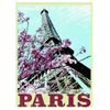 Viajes - Signature Poster - Wall Poster - Formato Retrato - Papel Mate Fine Art 270 Gr - Design Paris - 30x40 Cm