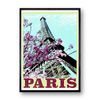 Viajes - Signature Poster - Wall Poster - Formato Retrato - Papel Mate Fine Art 270 Gr - Design Paris - 30x40 Cm