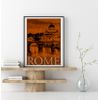 Viajes - Signature Poster - Wall Poster - Formato Retrato - Papel Fine Art Mate 270g - Diseño Rome2 - 21x30 Cm