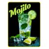 Cocktail - Póster De Firma - Póster De Pared - Formato Retrato - Papel Fine Art Mate 270g - Diseño Mojito - 21x30 Cm