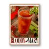 Cocktail - Póster De Firma - Póster De Pared - Formato Retrato - Papel Fine Art Mate 270g - Diseño Bloody Mary - 21x30 Cm