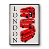 Viajes - Póster De Firma - Póster De Pared - Formato Retrato - Papel Fine Art Mate 270gsm - Diseño London1 - 40x60 Cm
