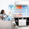 Obami - Aire Acondicionado Fijo Reversible - Bi-split - 6200w - 21000btu - 40m2 + 30m2 - Gas R32 - 4d Airflow - Golden Fin - Wifi