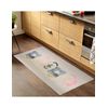 Alfombra De Cocina Cup 90 X 130 Cm - Rosa