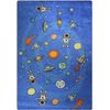 Alfombra Dormitorio Infantil 80 X 150 Cm - Azul