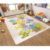 Alfombra Infantil Puzzle 120 X 160 Cm - Beige