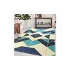 Alfombra De Interior Triangular 80 X 150 Cm - Azul