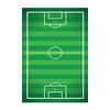 Alfombra Infantil Soccer 80 X 150 Cm - Verde