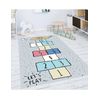 Alfombra Infantil Rayuela 80 X 150 Cm - Plata