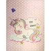 Alfombra Infantil Sweet Unicornio 120 X 160 Cm - Rosa