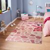 Alfombra Infantil 80 X 150 Cm - Rosa