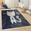 Alfombra Para Dormitorio Infantil 120 X 160 Cm - Azul