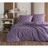 Juego De Cama Liso 260 X 240 Cm - Morado