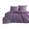 Juego De Cama Liso 140 X 200 Cm - Morado