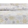 Juego De Cama Navideño 240 X 220 Cm - Blanco