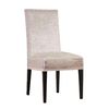 Funda De Silla De Terciopelo 56 X 48 X 48 Cm - Beige