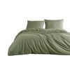 Juego De Cama Liso 260 X 240 Cm - Verde