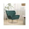 Sillón De Terciopelo "austin" - 79 X 71 X 79,5 Cm - Verde