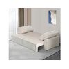 Sofá Cama De Pana "montaigne" - 3 Plazas - Beige