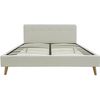 Nemo" Cama De Tela Bouclette 160x200 - Crema