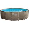 Piscina Tubular "elite" Con Liner Impreso - Ø 4,88 X 1,22 M - Con Filtración