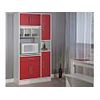 Aparador De Cocina Mady 1 Cajón 91x40x180 Cm Color Rojo Vente-unique