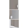 Mueble Wc O Lavadora L 64 Cm - Blanco Y Marrón Mate Temahome