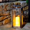 Farol Solar Con Asa H28cm Oaky