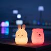 Luz De Noche Led Táctil Inalámbrica Oso Bebé H19cm Teddy