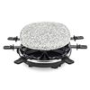 Raclette 8 Personas Rp85 H.koenig, Plancha De Piedra Natural, 900 W, Acero Inoxidable