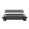 Plancha De Piedra Natural Y Grill Rp320 H.koenig, Temperatura Regulable, Acero Inox, 8 Personas, 1400w, Madera