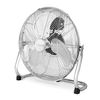 Ventilador Joe30 H.koenig, Diseño En Metal Cromado, 100 W, 3 Velocidades, 3 Aspas, Diámetro 40 Cm