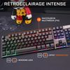 Paquete Retro De Teclado Y Mouse Para Juegos The G-lab