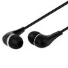 Akashi Auriculares Intrauditivos Micrófono Con Cable Jack 3,5 Mm - Negro