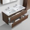 Mueble Lavabo + Lavabo 120cm Montado Siena Roble Claro