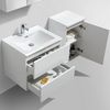 Mueble Lavabo + Lavabo 60cm Montado Lacado Blanco Siena